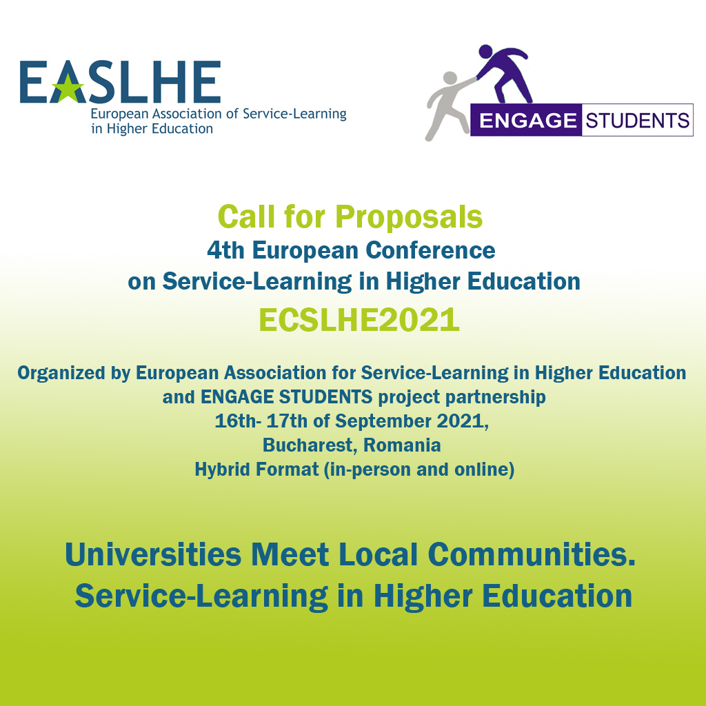 University Meet Local Communities. Service-Learning in Higher Education